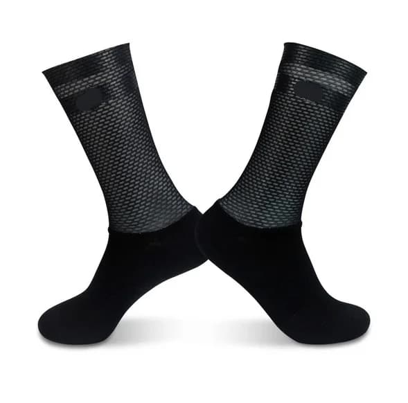Chaussettes aérodynamiques Team Socks Pro avec silicone anti-dérapant pour cyclisme et running