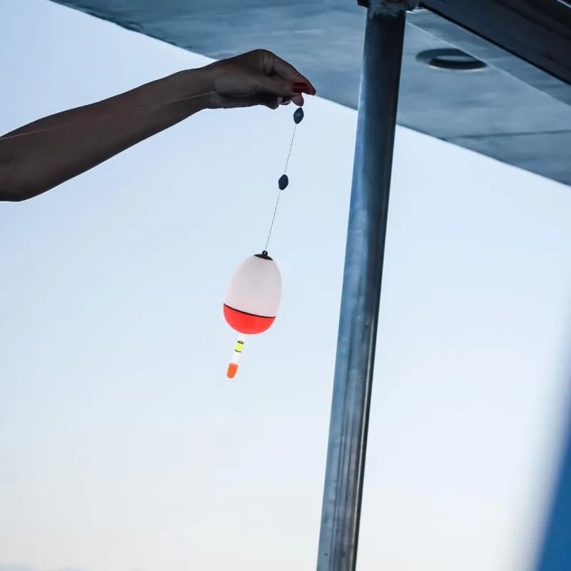5 Flotteurs lumineux de pêche de nuit EVA 20g à 60g pour surf-casting et rocher, leurres fluorescents