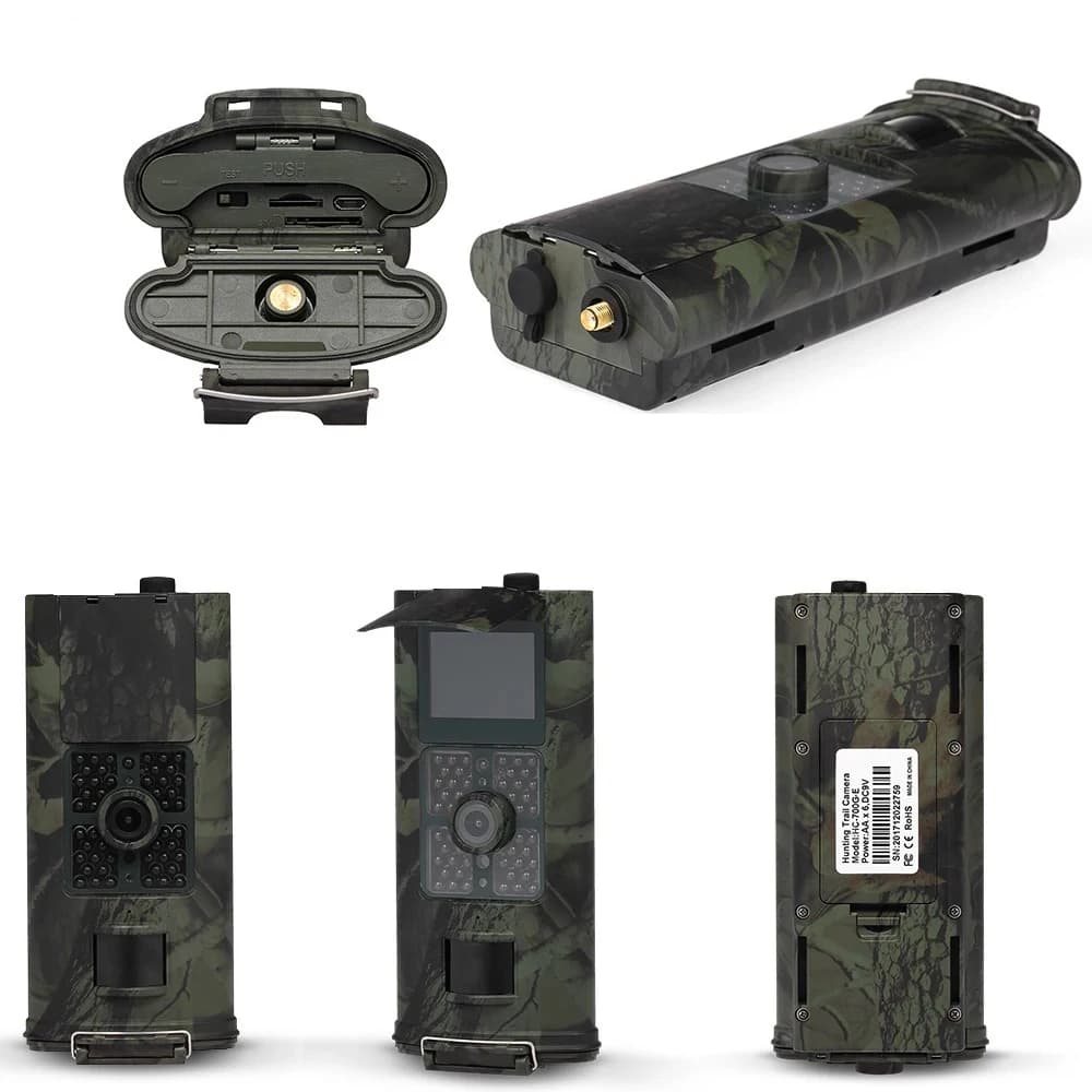 Caméra trail extérieure 2.7K 24MP étanche IP66 vision nocturne faible lueur pour jardin et observation faune