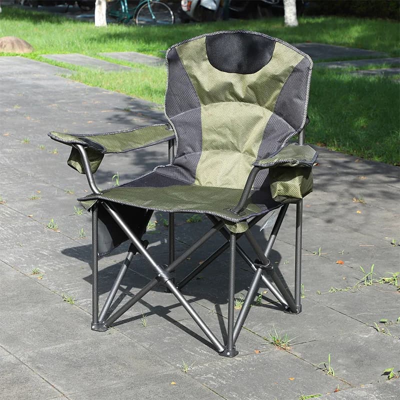 Chaise pêche extérieure pliable robuste et durable pour plage, jardin et camping