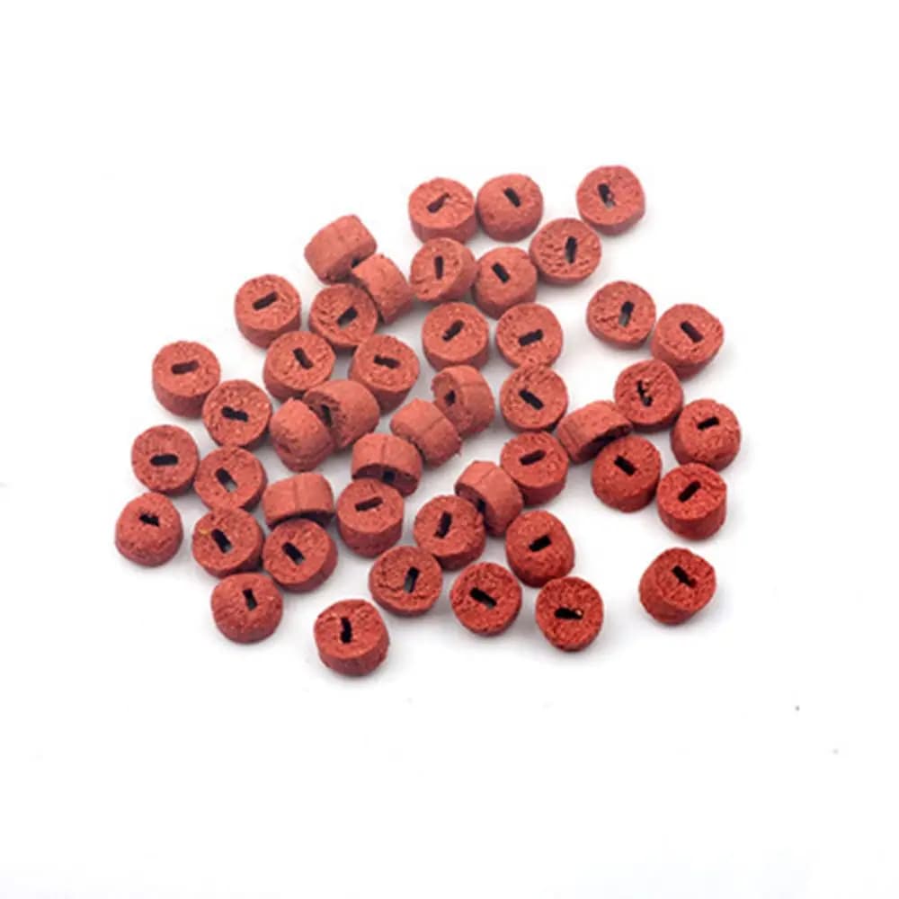 Vers rouges creux 100PCS - Appâts insectes pour carpe herbivore, tilapia et perche