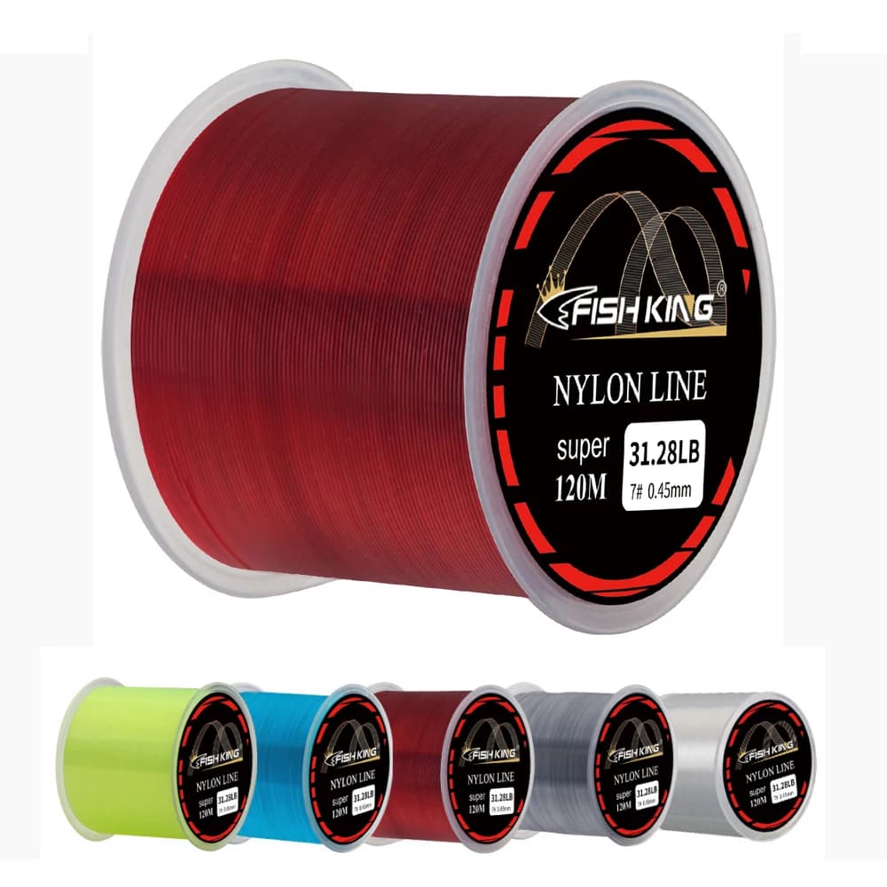 Ligne de pêche monofilament NGB Super Strong 120m pour carpe, nylon japonais haute résistance 0.14-0.60mm