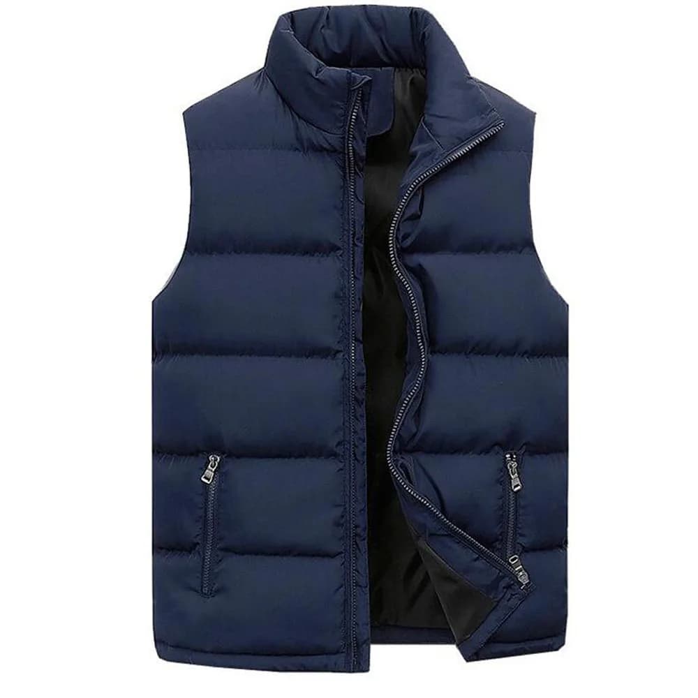 Parka sans manches unisexe M-6XL - Veste oversized zipée en coton pour pêche automne hiver