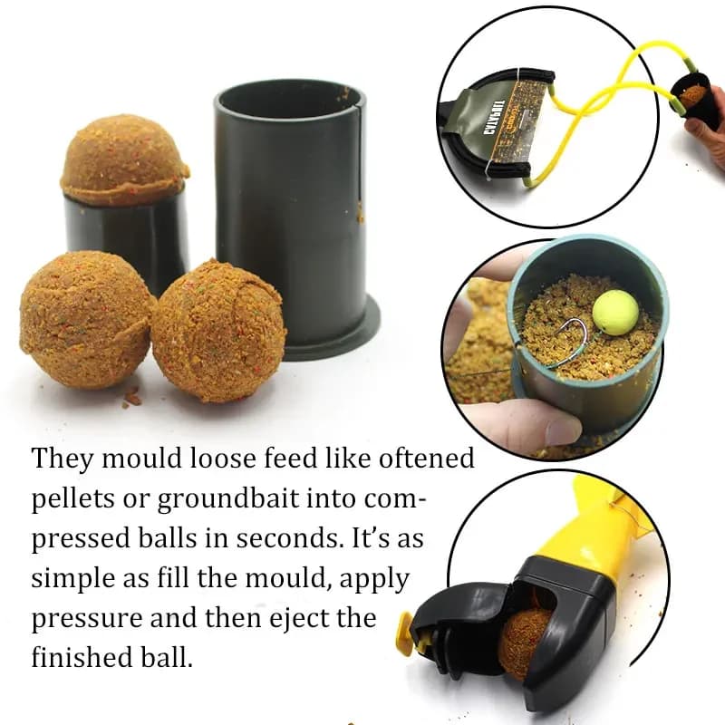 Moule à bouillettes pour pêche à la carpe - Fabriquez vos appâts maison de 40mm