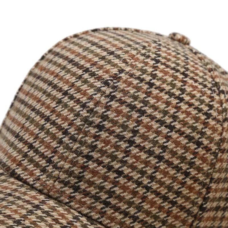 Casquette baseball tartan hiver pêche automne légère ajustable activités outdoor chaud
