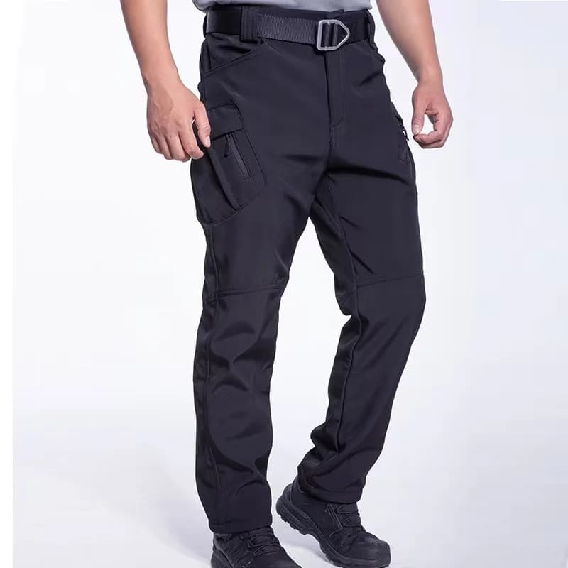Pantalon hiver polaire imperméable softshell pêche camping - Cargo chaud militaire homme outdoor