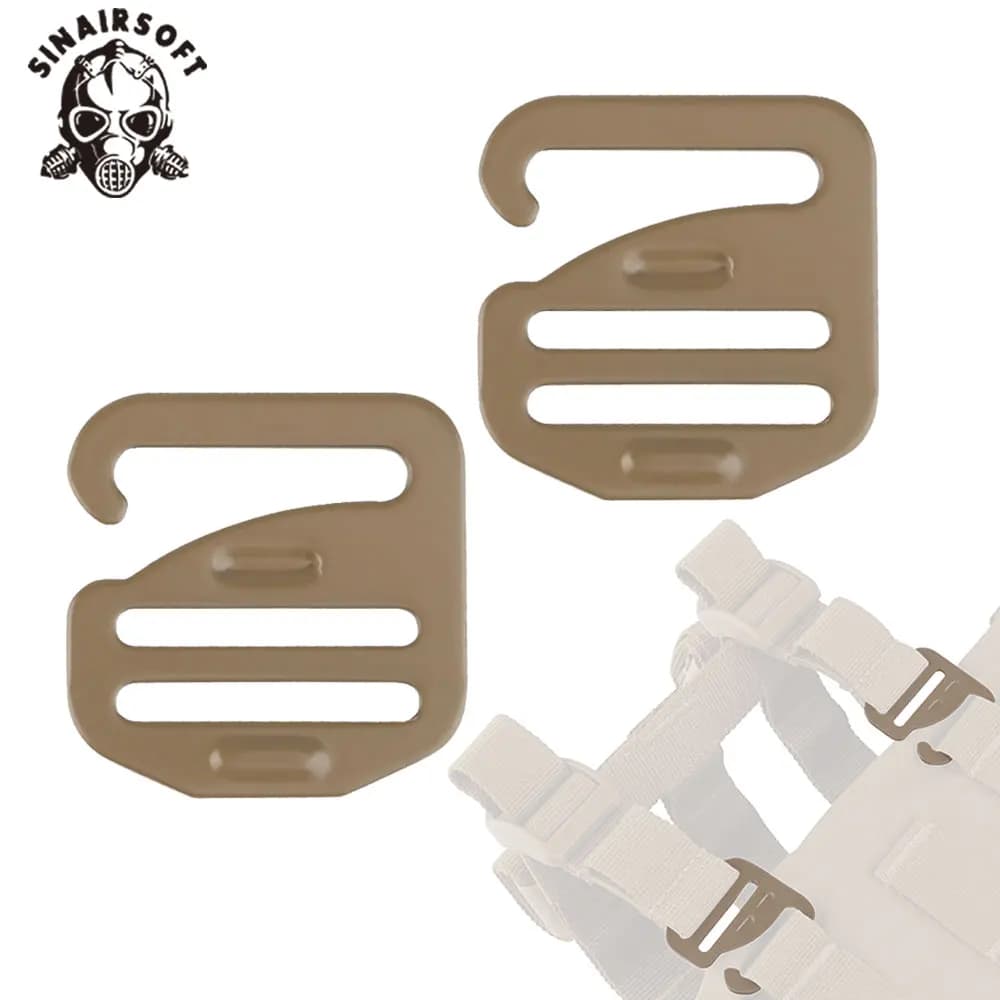 Crochets G pour équipement pêche tactique - Connecteur modulaire poches FCPC attache rapide airsoft