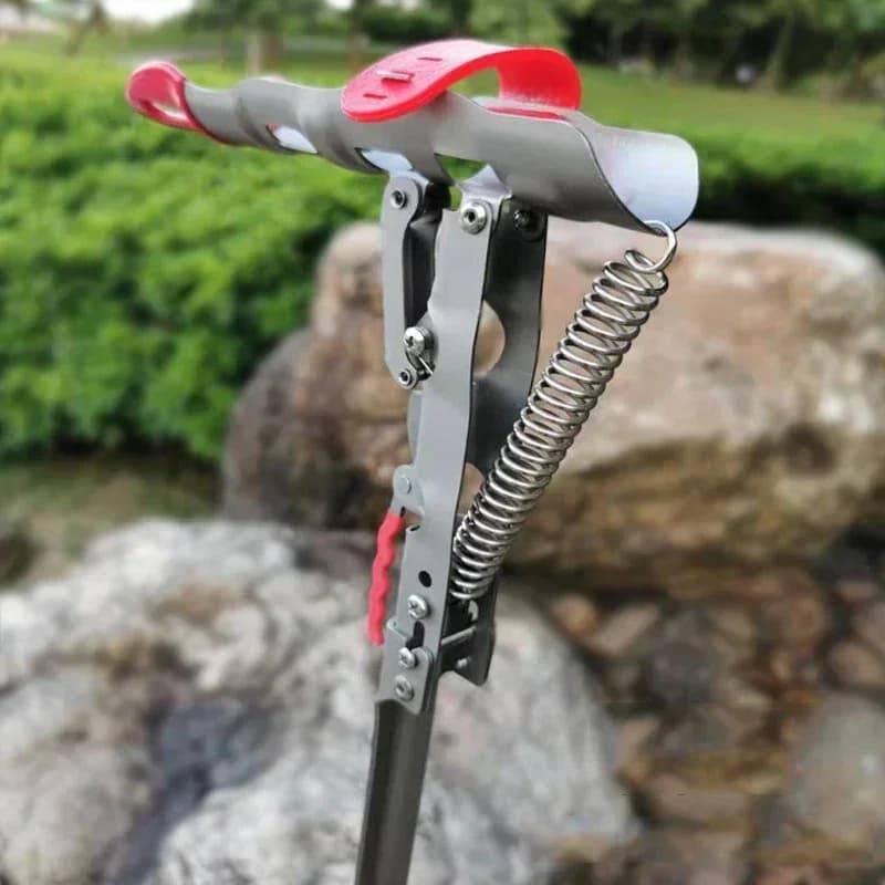 Porte-canne automatique double ressort pliable anti-rouille pour pêche en mer et rivière
