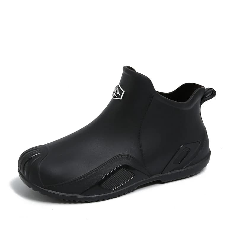 Nouvelles bottes de pluie courtes pour homme - Travail extérieur quatre saisons tendance