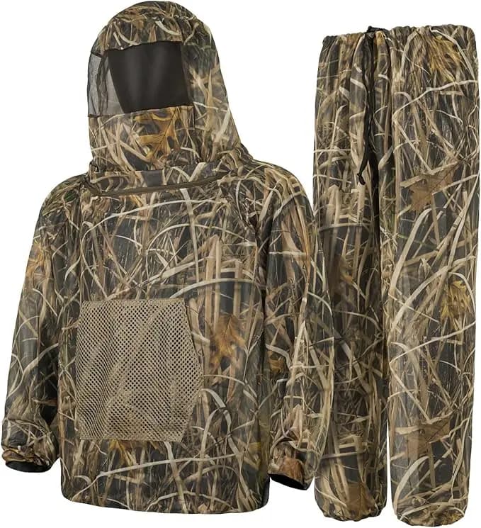 Combinaison Ghillie camouflage paille homme femme - vêtements pêche respirants équipement chasse