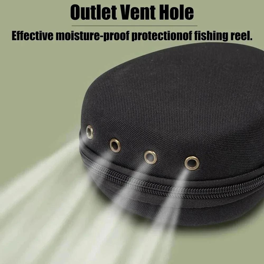 Étui de protection EVA portable pour moulinets de pêche housse accessoires pêche drum spinning raft