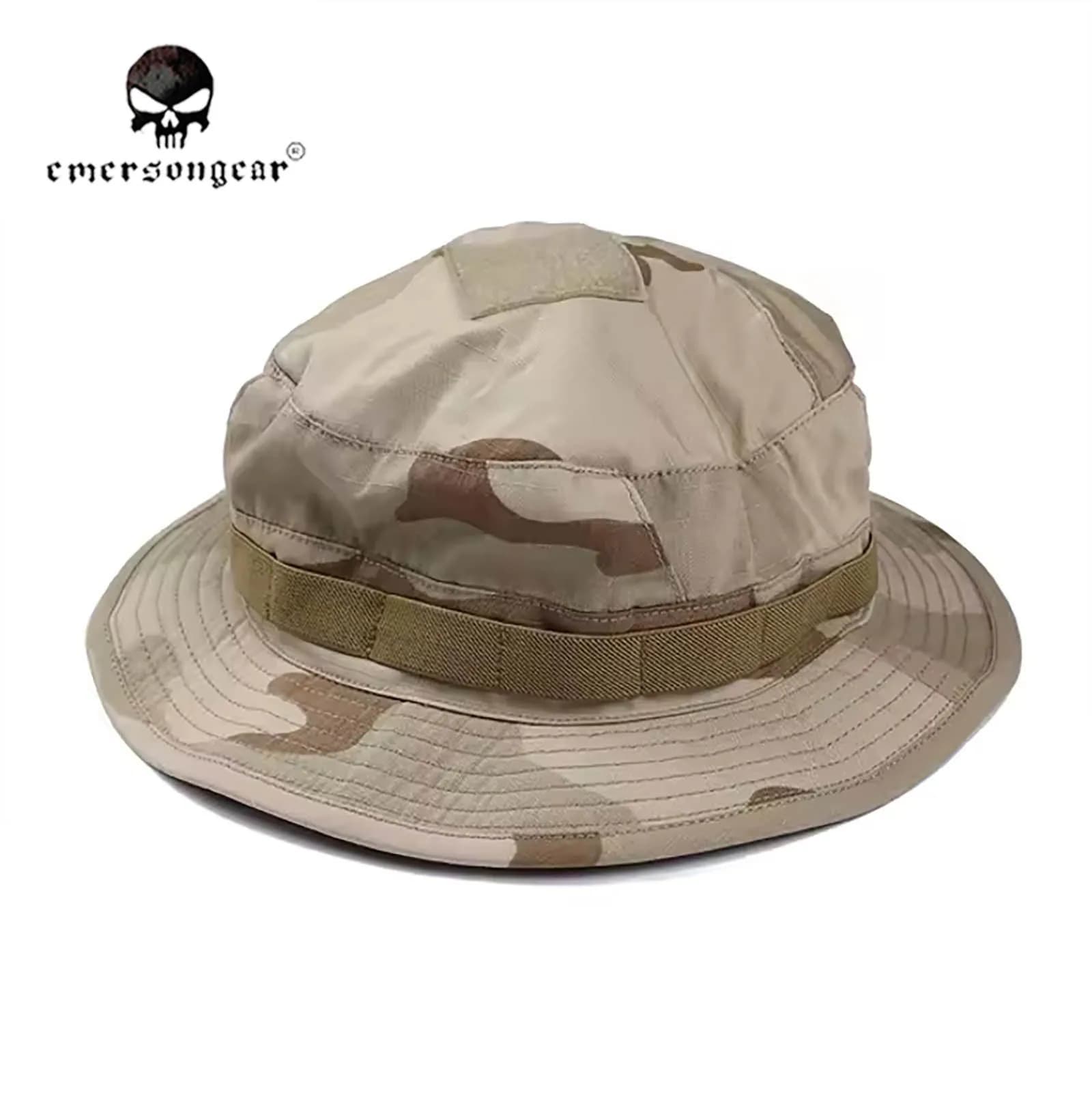 Chapeau boonie tactique été pêche - Casquette combat courte visière pêche camouflage protection solaire
