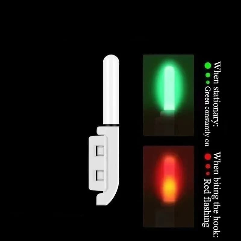Bâton lumineux LED amovible pour pêche nocturne rocheuse - Flotteur étanche électronique avec batterie utile