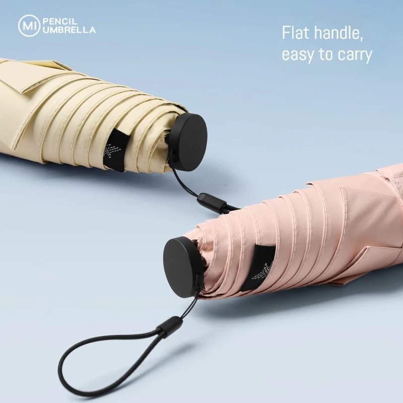 Parapluie portable style japonais 125g protection solaire manuel anti-UV résistant aux intempéries
