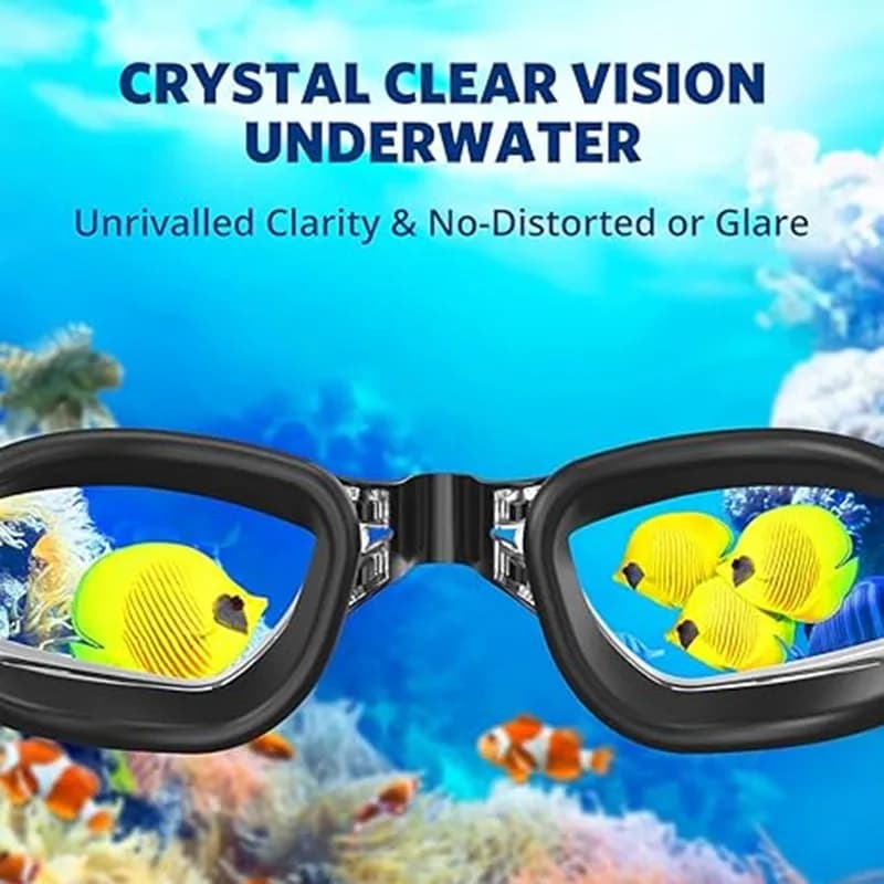 Lunettes de natation enfants étanches anti-buée UV400 protection yeux écoliers