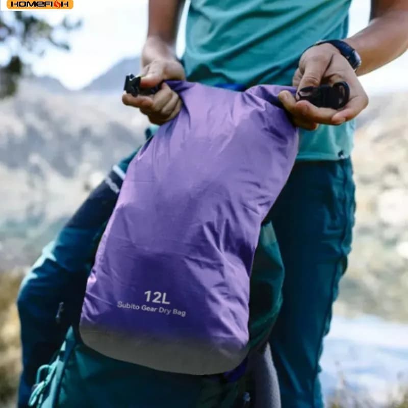 Sac étanche ultraléger 3L à 35L pour rafting, kayak et natation - Sac sec sport nautique PVC