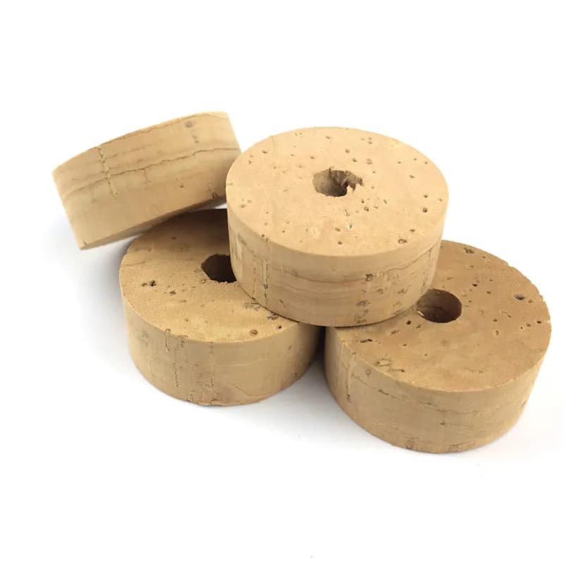 10 anneaux liège AAA NooNRoo 1 1/4" x 1/2" x 1/4" pour réparation et customisation cannes pêche