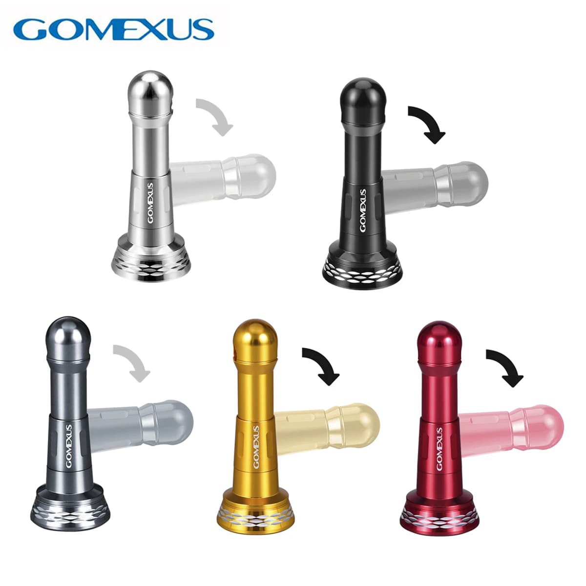 Support de moulinet pliable Gomexus R6 pour Shimano Vanquish Stella Daiwa Exist 19 - Accessoire pêche spinning