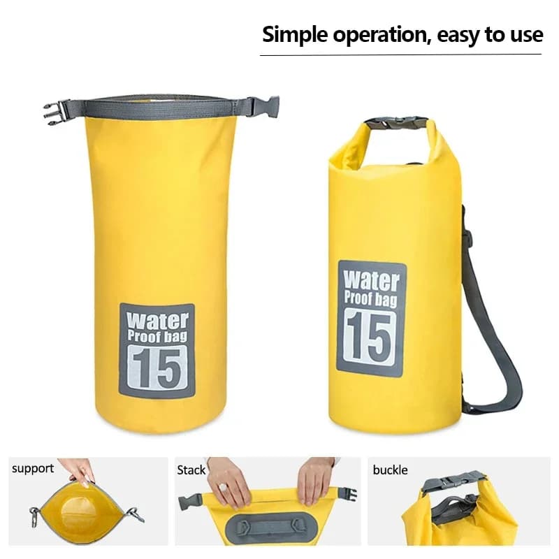 Sac à dos dry bag waterproof 5L à 30L - Sac étanche natation, kayak, camping sport outdoor