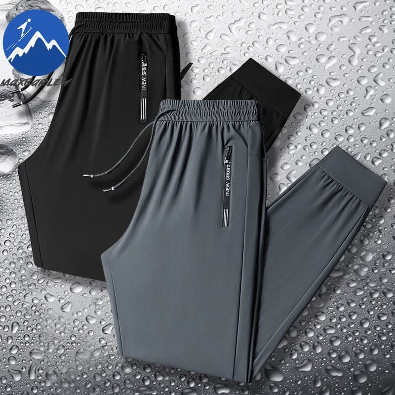 Pantalon pêche été soie homme séchage rapide respirant élastique 8XL overalls