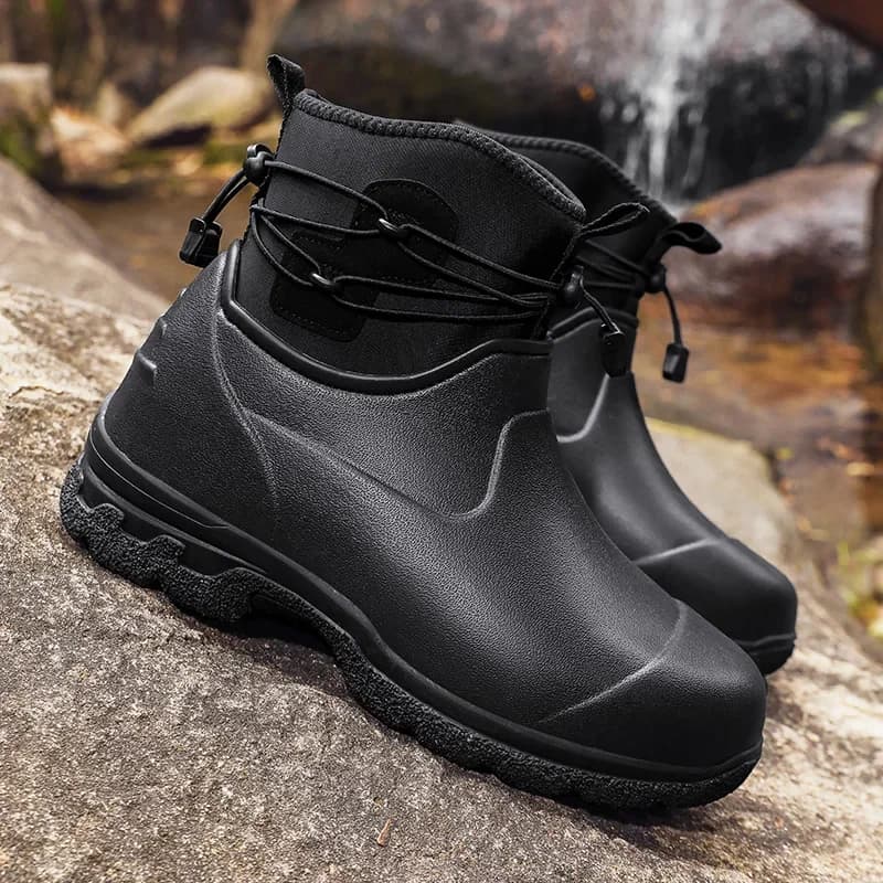 Bottes neige homme hiver montagne doublées polaire étanches antidérapantes chaudes chaussures outdoor