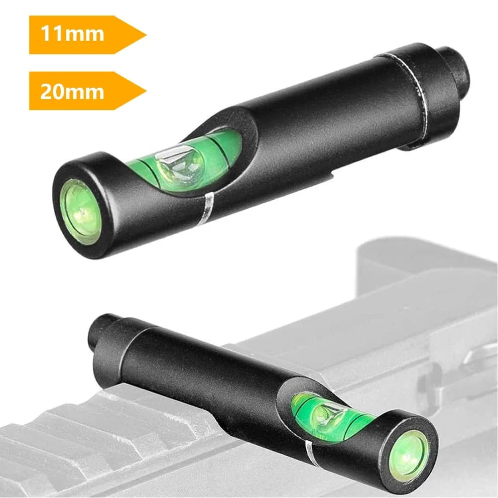 Niveau à bulle Hunting Spirit pour montage lunette 11mm/20mm rail Picatinny fusil
