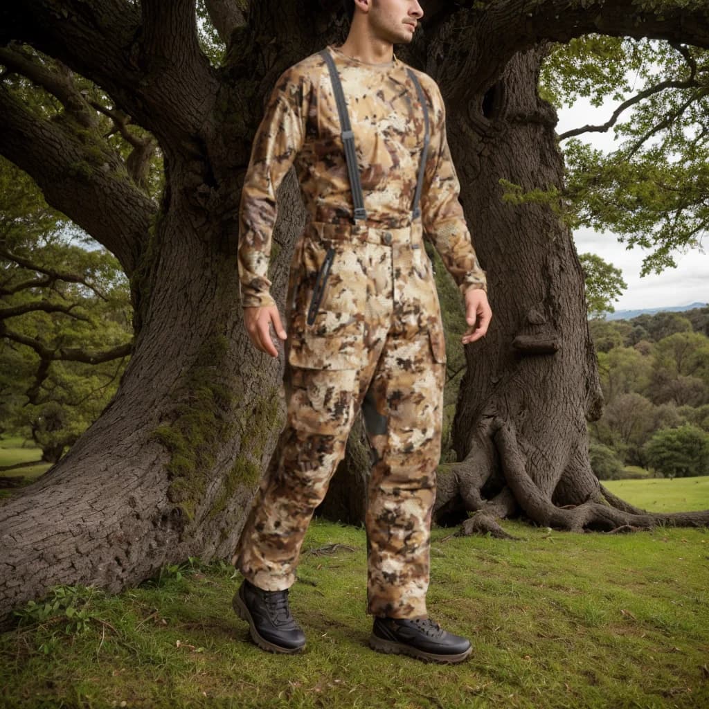 Pantalon de pêche hiver homme isolé combinaison camouflage chasse outdoor travail