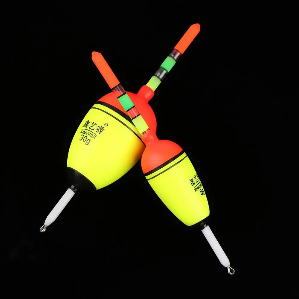 Bouée lumineuse pêche de nuit EVA haute qualité 6g à 80g - Flotteur luminescent pour tous types de pêche