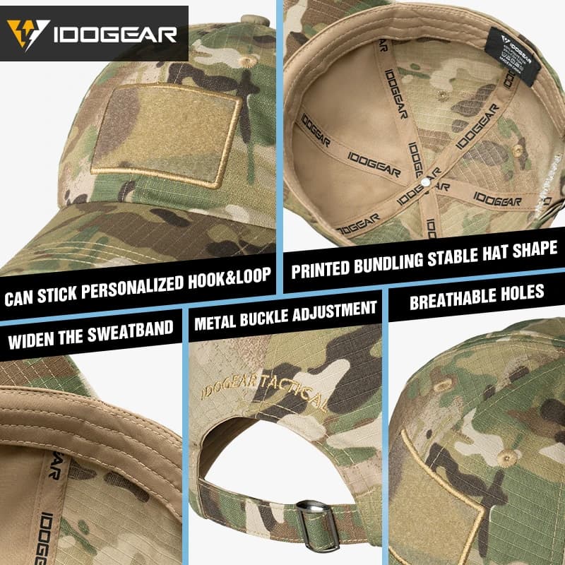 Casquette de pêche IDOGEAR respirante absorbante sueur pour pêche sport intensive