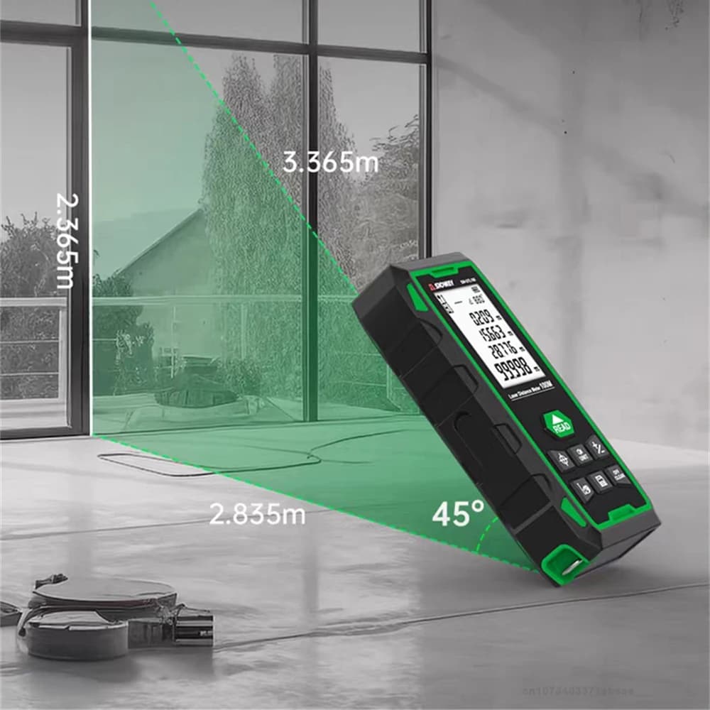 Télémètre laser SNDWAY mini avec règle électronique pour pêche précise et mesures rapides