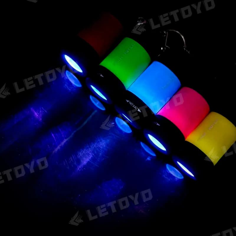 Lampe UV portable rechargeable étanche LETOYO pour pêche au calmar et leurres métalliques