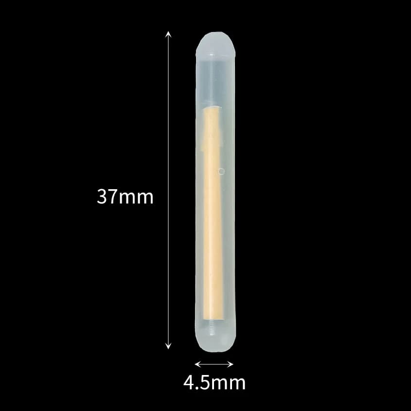50/100 bâtons lumineux fluo 4.5mm pour flotteurs de pêche - accessoires pêche nocturne