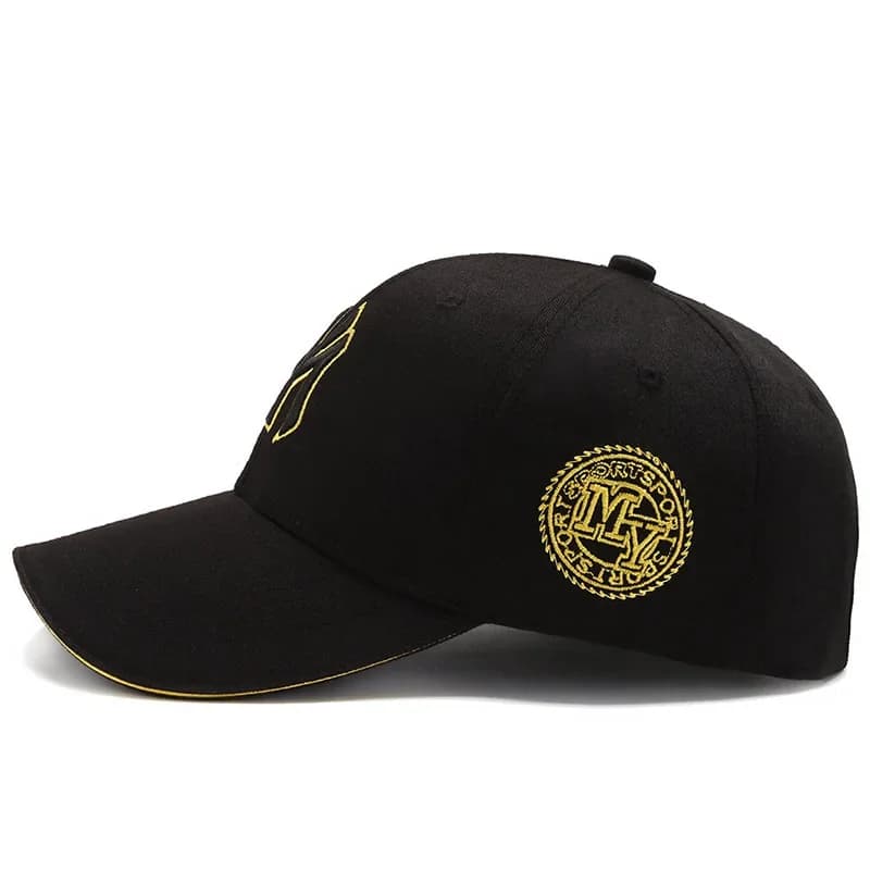 Casquette baseball unisexe brodée lettre - Hip-hop ajustable printemps automne pêche extérieure