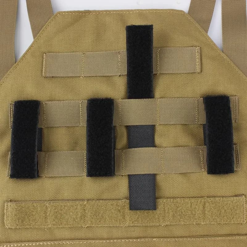 Kit adaptateurs MOLLE pour patchs pêche - 4 bandes conversion Hook&Loop personnalisation équipement