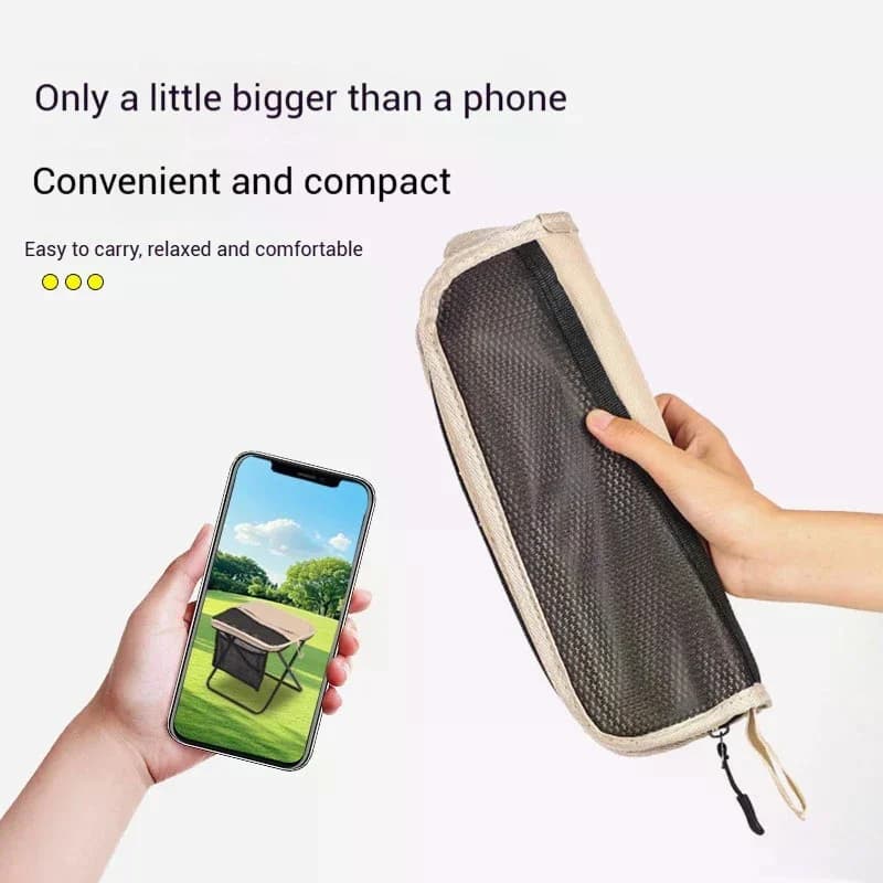 Tabouret pliant portable avec sac de transport - Léger et compact pour voyages et pêche