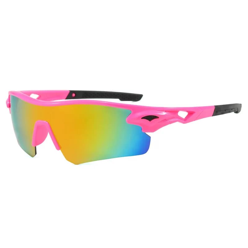 Lunettes de sport colorées anti-ultraviolet pêche - Nouveau modèle 9355 pour alpinisme cyclisme plein air