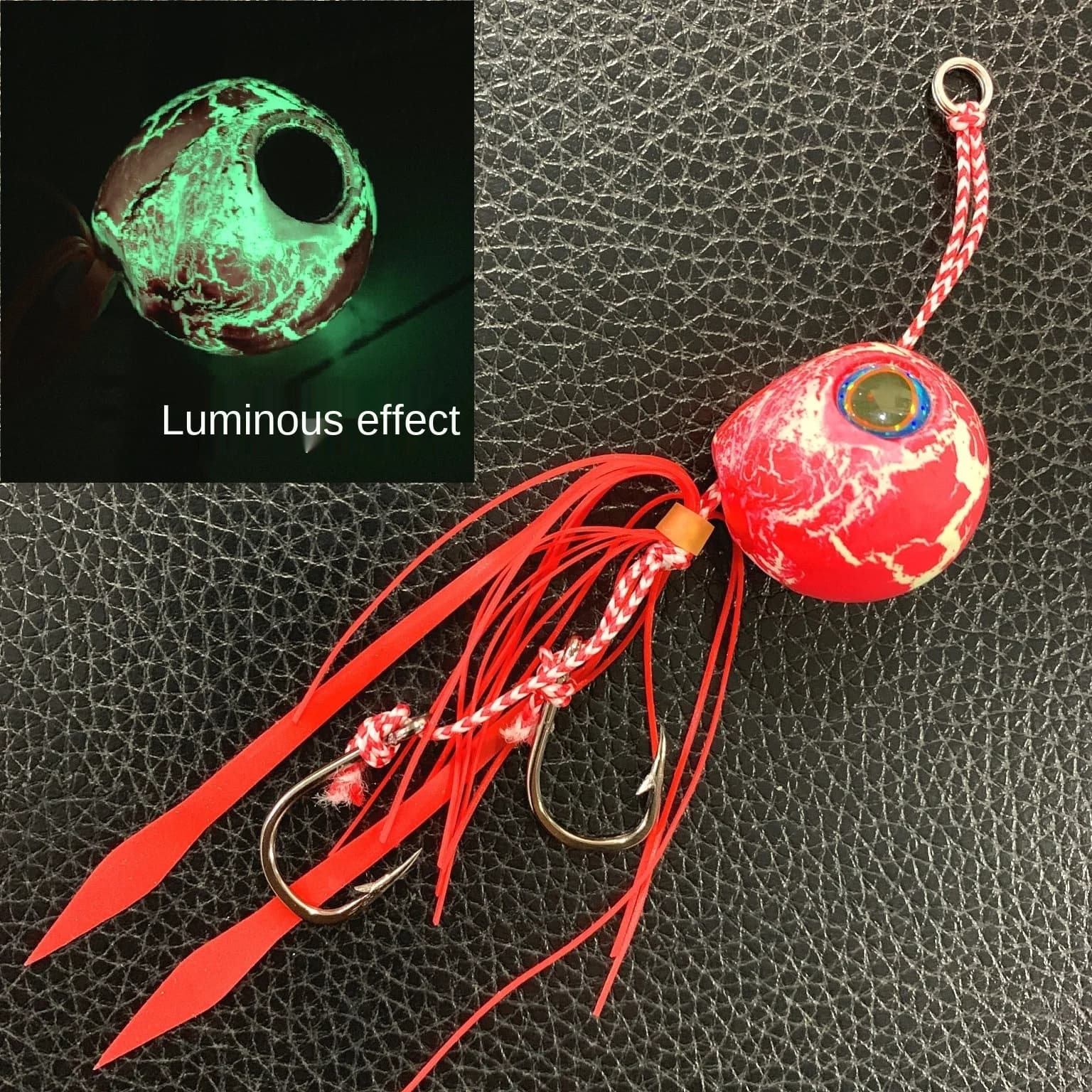 Leurre lumineux tenya madai pour pêche mer - jig kabura appât crevette lumineux pêche nocturne