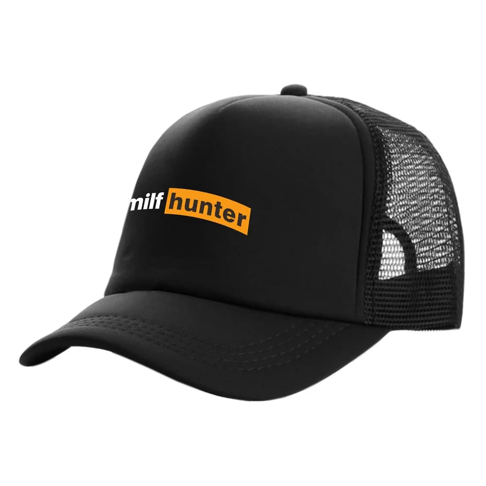 Casquette trucker pêche Milf Hunter - Mesh été extérieur soleil design tendance MZ-506