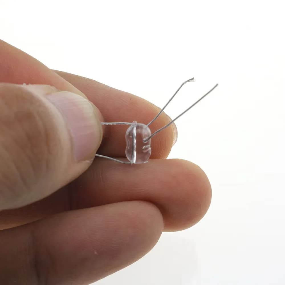 Perles de pêche flottantes et perçables 47mm 50mm, billes doubles et perles lumineuses espace