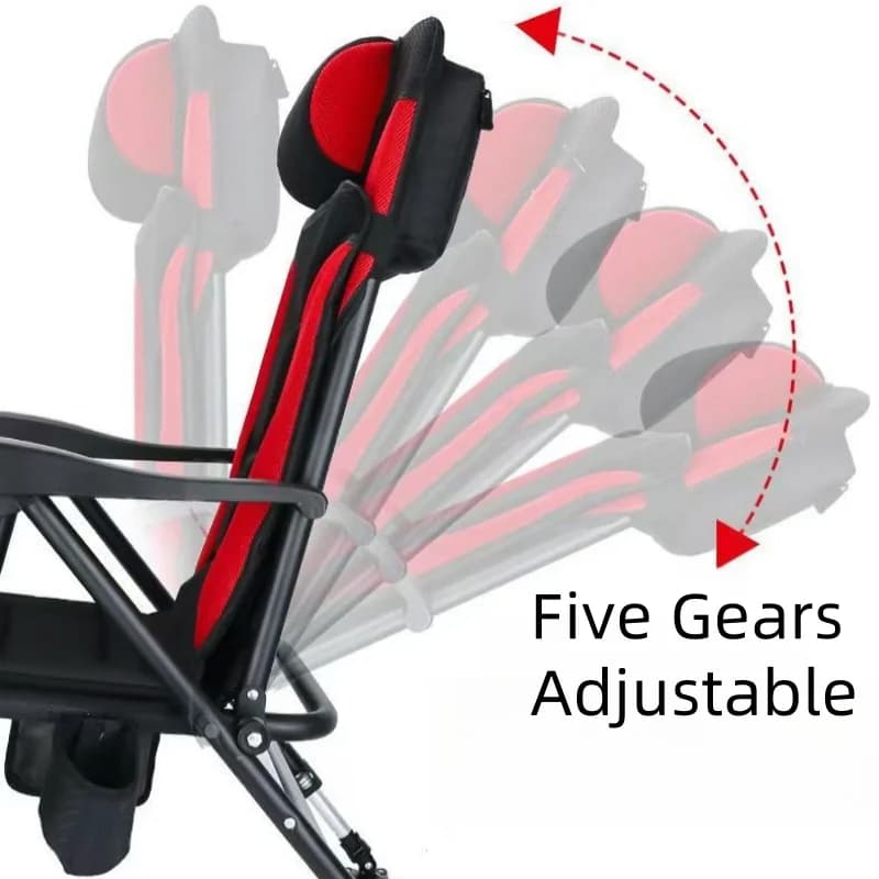 Chaise pêche télescopique réglable pliante camping extérieur équipement pêcheur portable