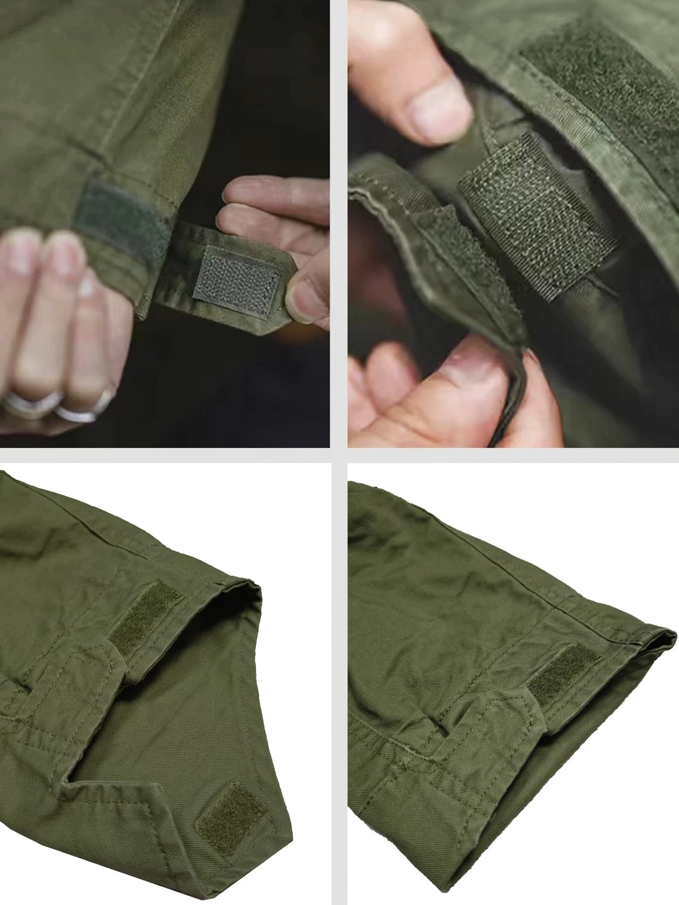 Veste militaire M65 homme rétro 100% coton multi-poches pour pêche traditionnelle