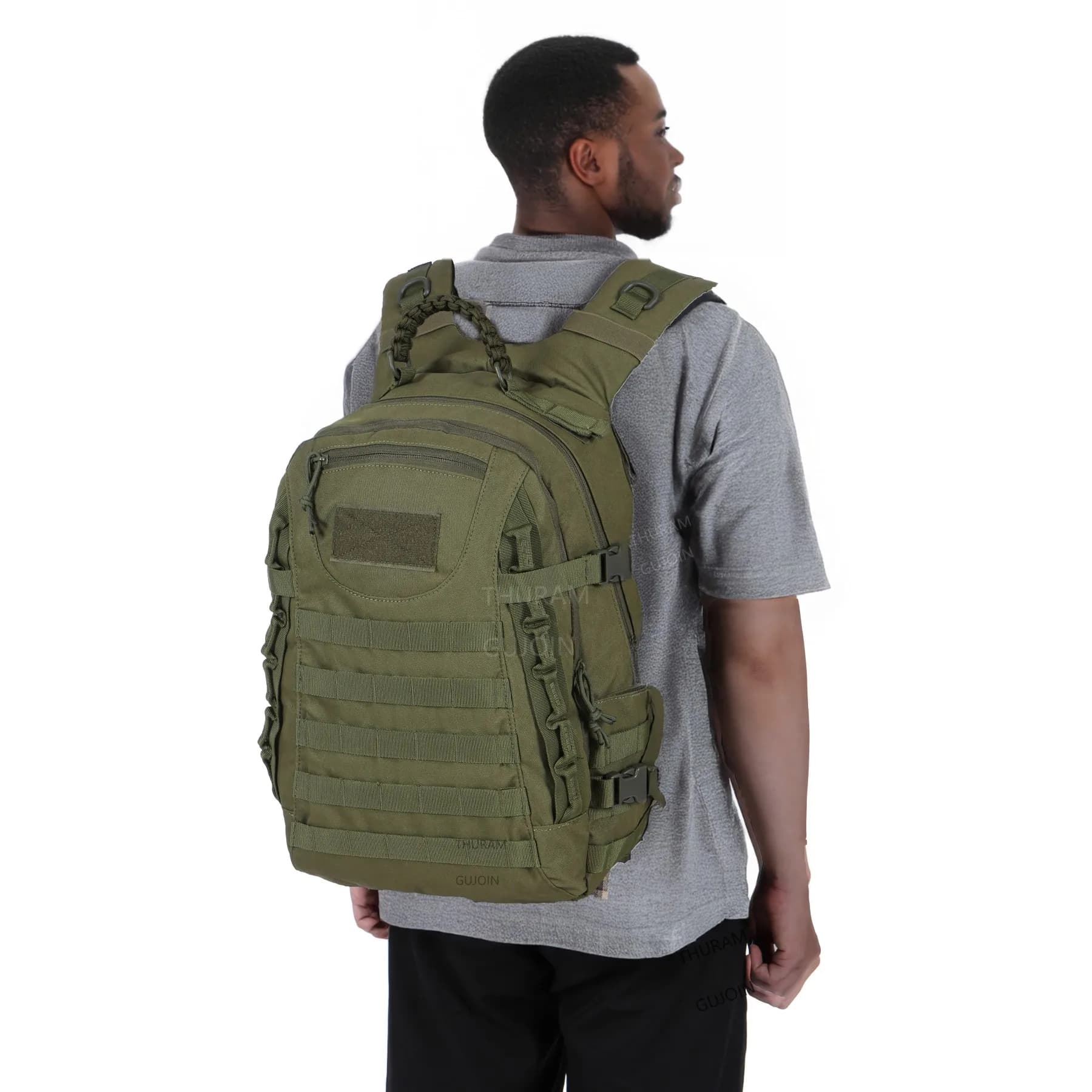 Sac à dos tactique 38L étanche avec système MOLLE - Rucksack camping randonnée survie bug out bag