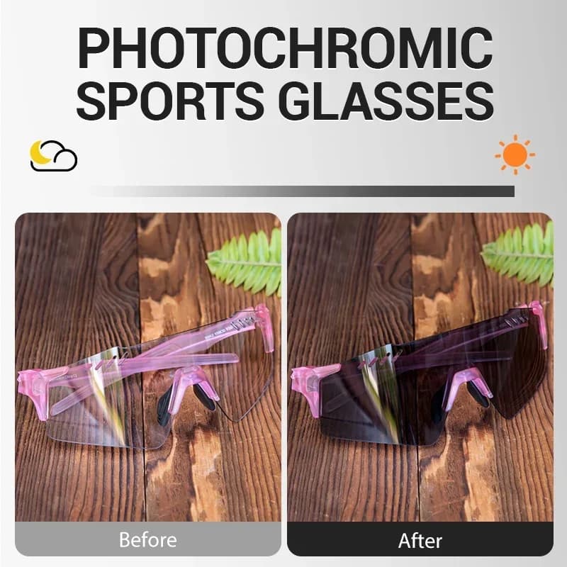 Lunettes de pêche photochromiques SCVCN - Protection UV400 pour homme et femme - Sport outdoor