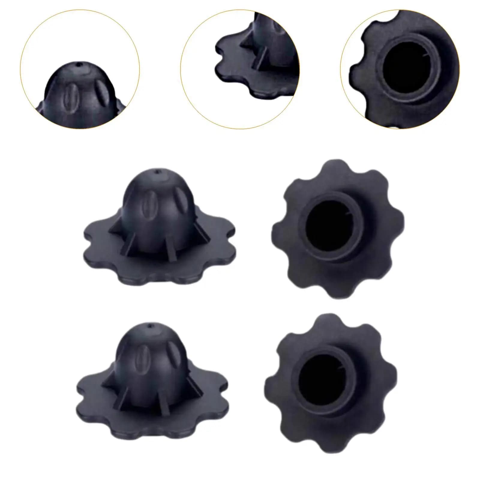 10 pièces embouts pieds chaise lune anti-enfoncement antidérapants patio jardin barbecue plage camping