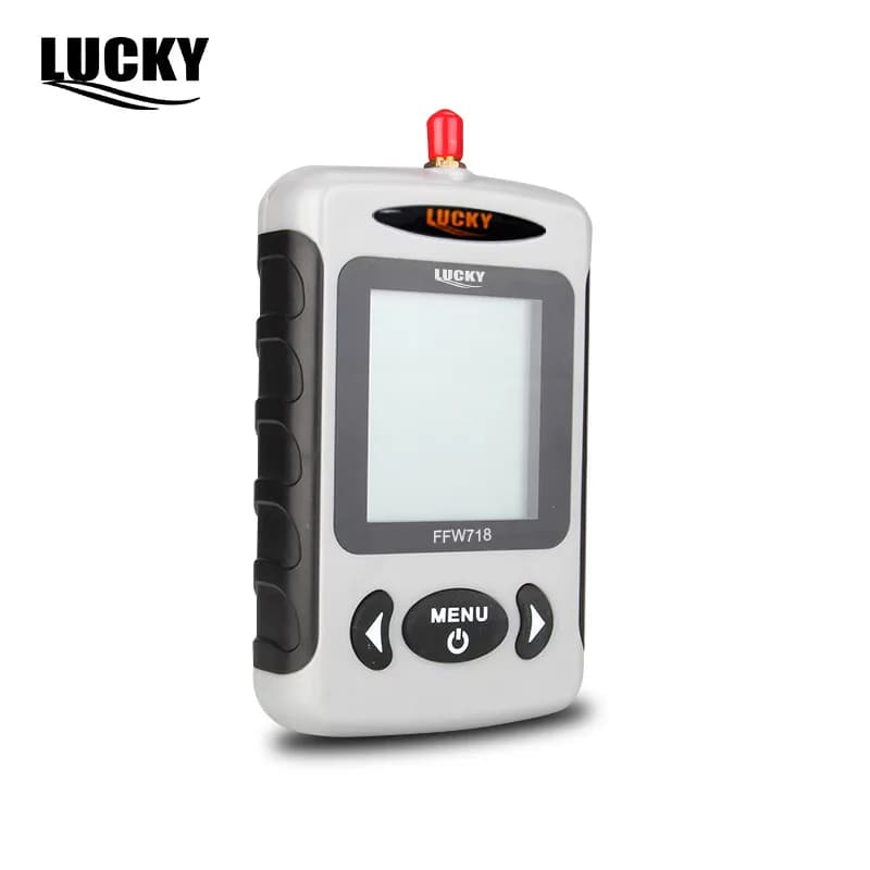 Détecteur poissons portable LuckyFFW718LA sans fil 45m/135ft sonar alarme pêche mer rivière lac