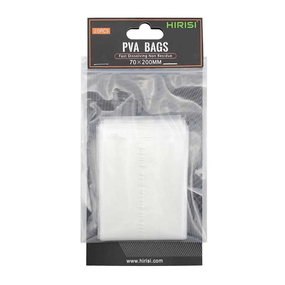 Sachets PVA solubles 20 pièces pour bouillettes carpe - accessoires pêche écologique à dissolution rapide