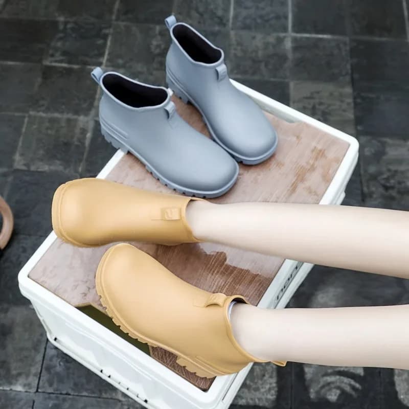 Bottes de pluie courtes style coréen homme pêche légères respirantes antidérapantes outdoor