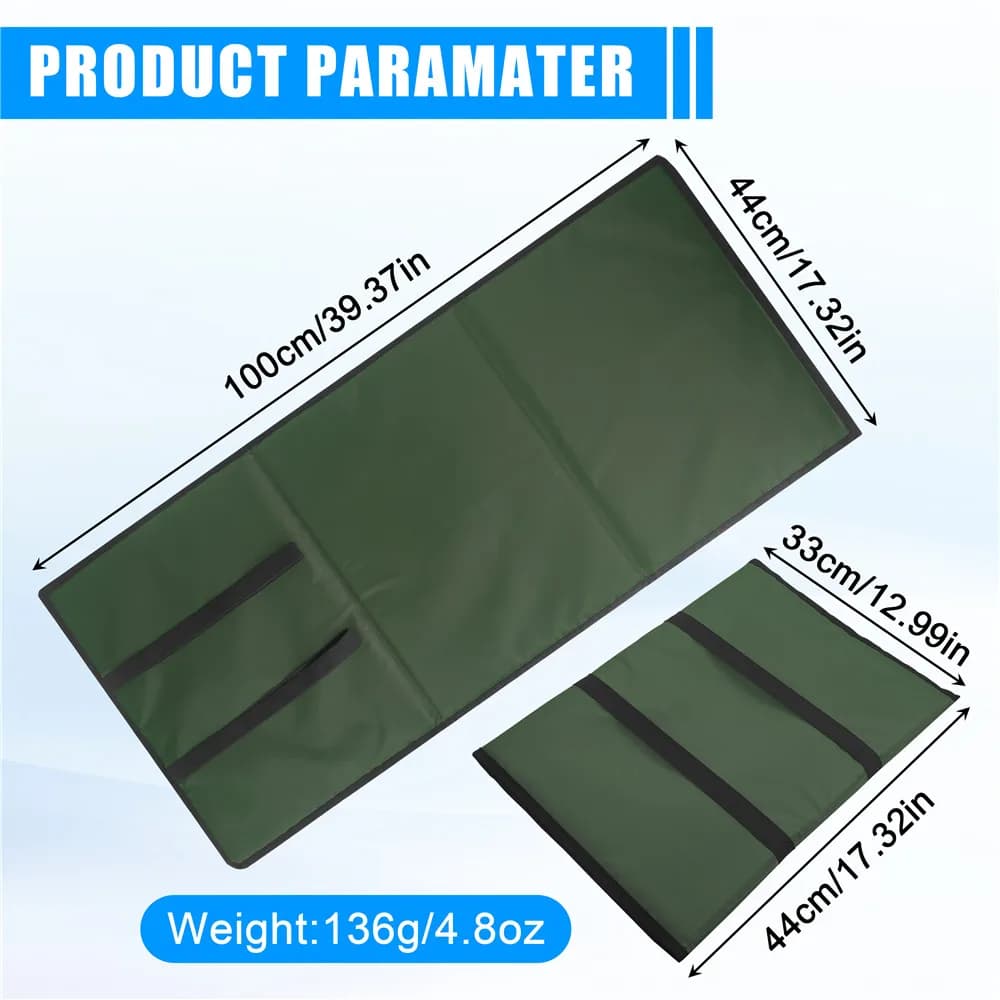 Tapis de décrochage carpe portable pliable rembourré - Protection poisson équipement pêche carpe