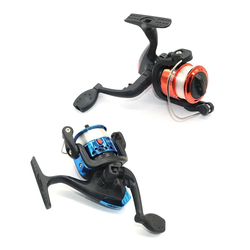 Canne pêche carbone super rigide 1.1-1.3m avec moulinet - set complet pêche bateau glace leurre