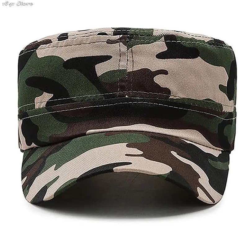 Casquette plate camouflage unisexe - Protection solaire pour pêche, camping et randonnée